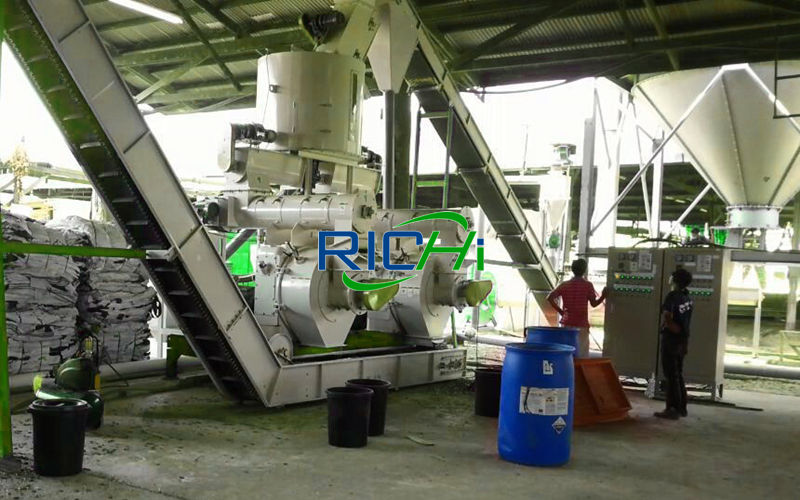 Large 13-14T/H High Efficiency Industrial Wood Pellet Plant For Making Hardwood Sawdust Pellets