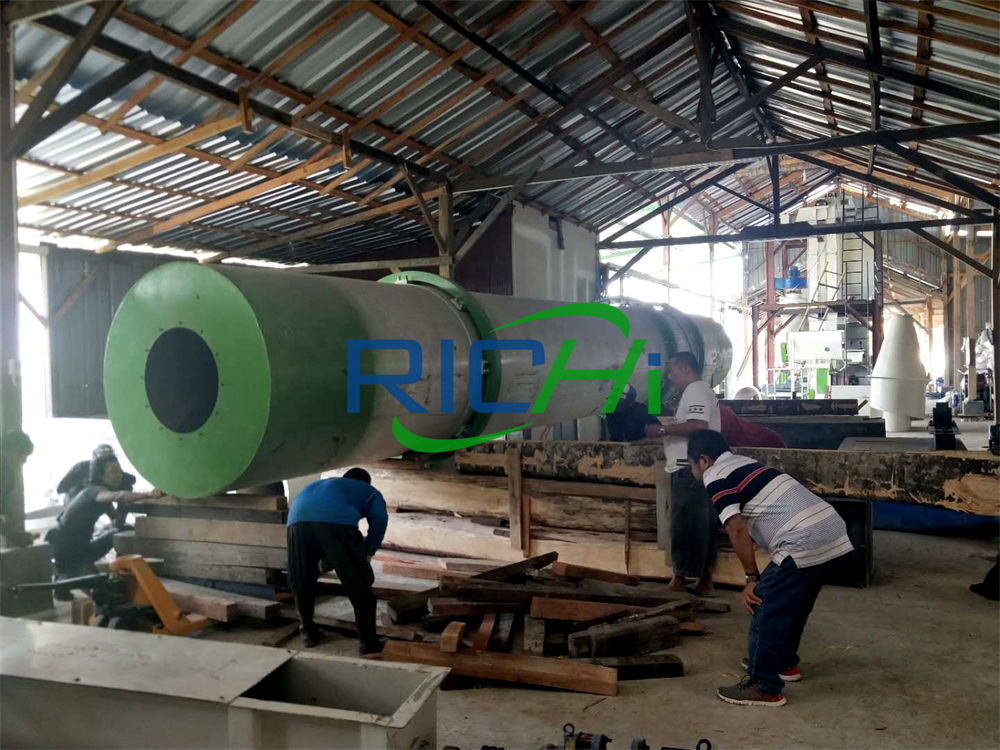 China supplier of sawdust dryer factory price biomass wood chips rotary dryer