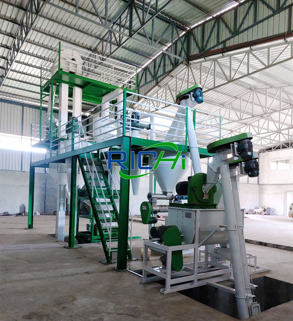 small feed plant animal food manufacturing equipment Cattle and poultry feed plant