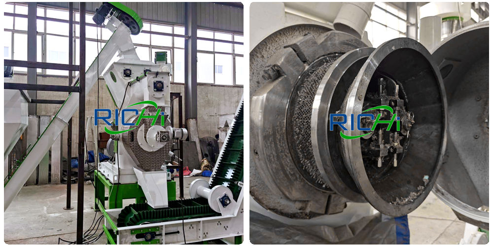1 ton capacity waste paper pellet mill hard waste paper pellet mill ring die pellet mill machine biomass waste paper pellet mill
