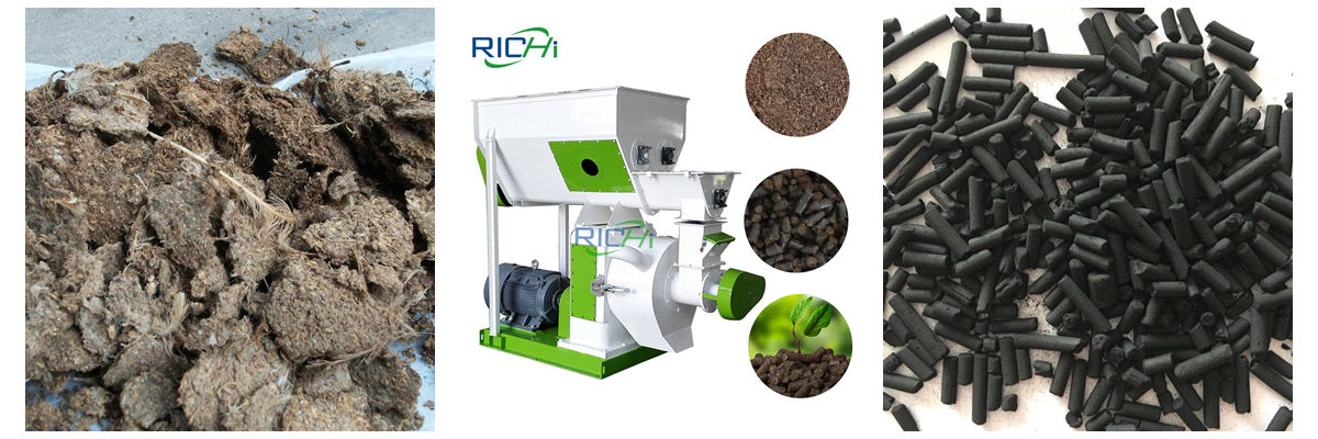 chicken manure fertilizer pellets pressing machine