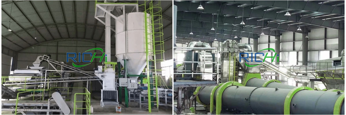 cattle manure pellet production plant