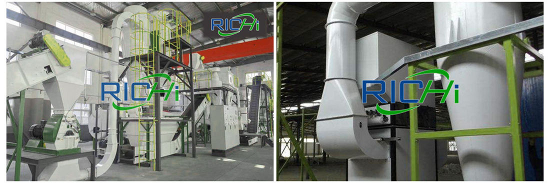 Cow manure pellet making process