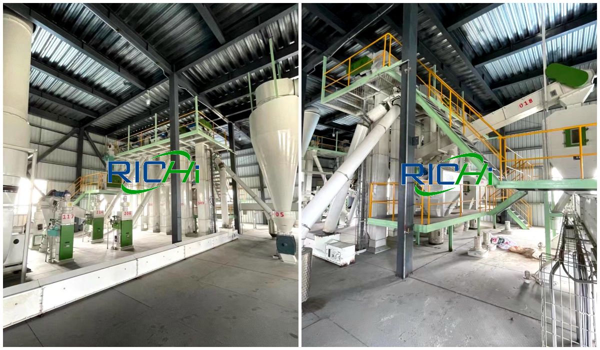 cattle feed pellet raw material cattle feed mill 