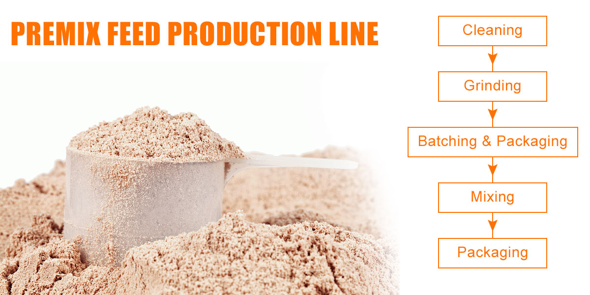 Premix feed process flow