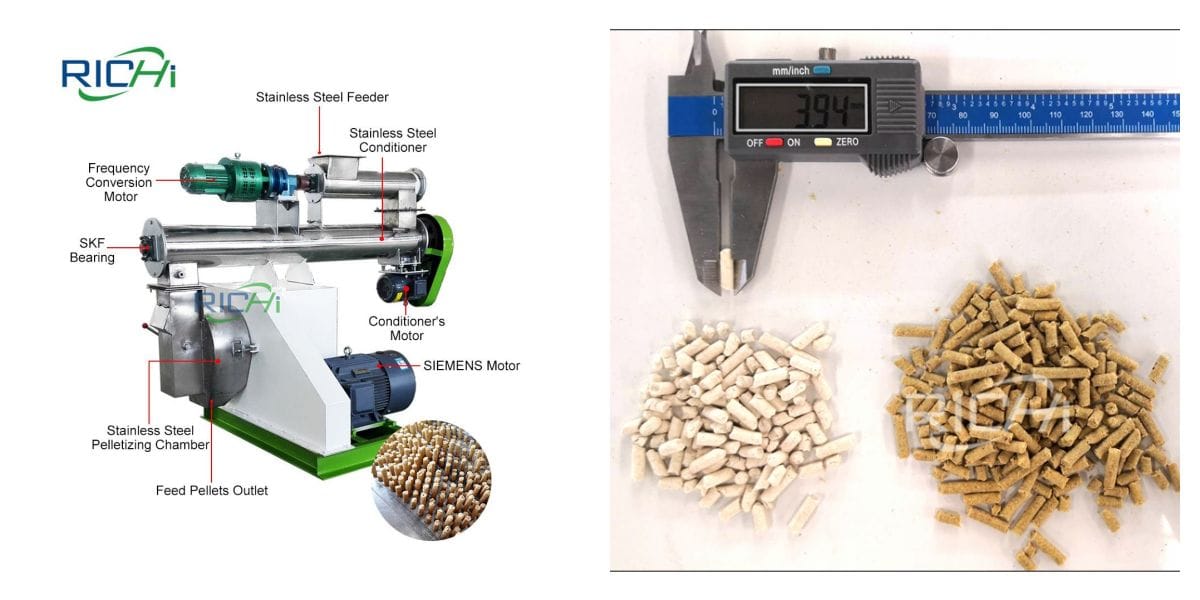  feed pellet making machine to make animal feed