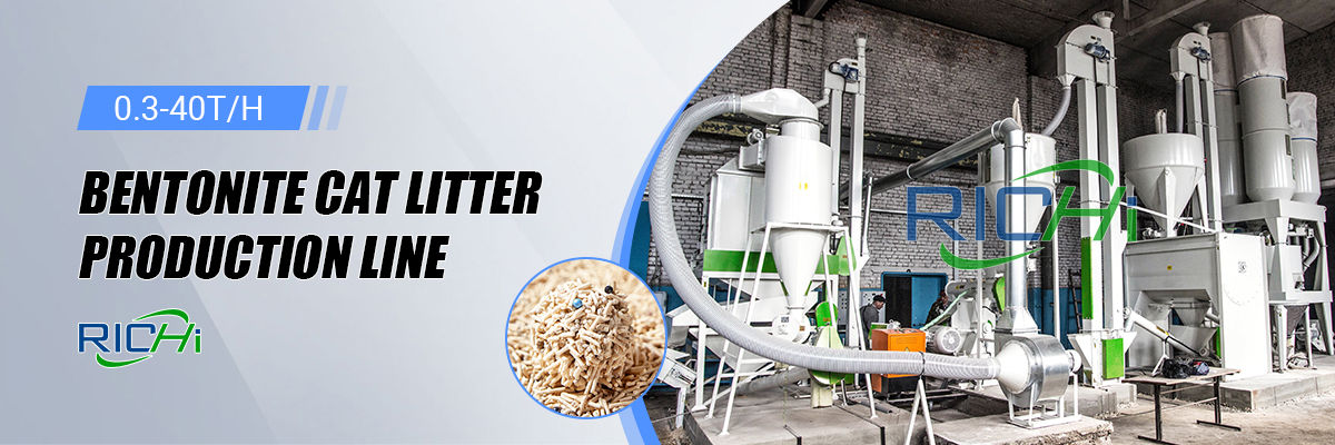 bentonite cat litter production line