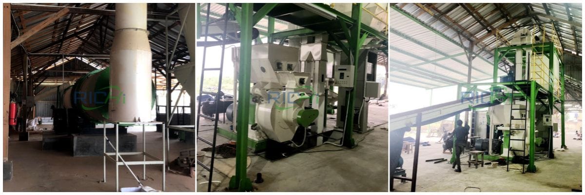 6-10 tons per hour Palm Waste Pellet Production Process Design