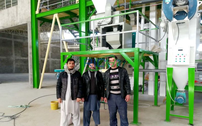 Afghanistan 10-15T/H Automatic Chicken Feed Mill Project