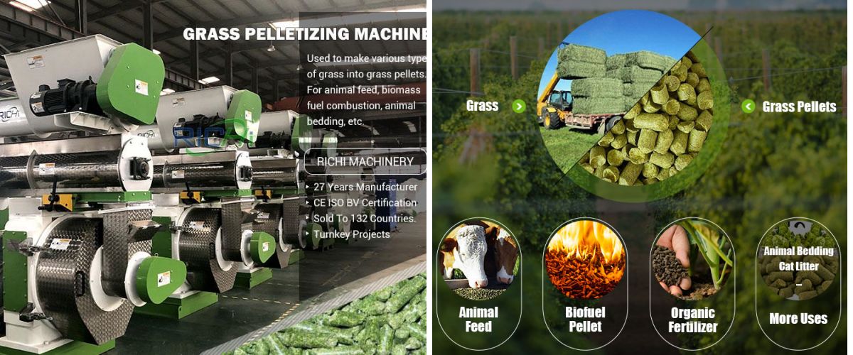 Applications Of Grass/Alfalfa Pellet Machine