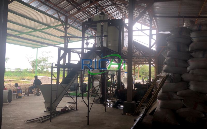 1-1.2T/H Wood Pellet Production Line in Angola
