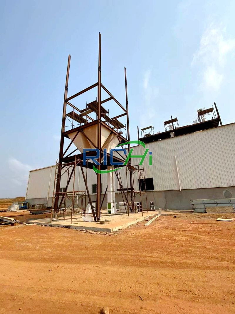 Equipment for building 8-10 t/h feed mill construction in Egypt