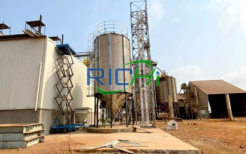 8-10T/H Feed Mill Construction in Egypt
