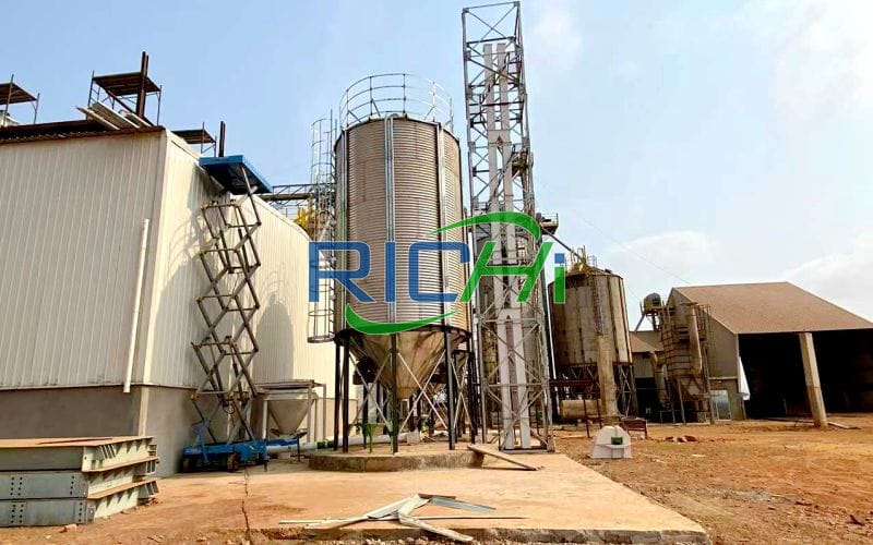8-10T/H Feed Mill Construction in Egypt