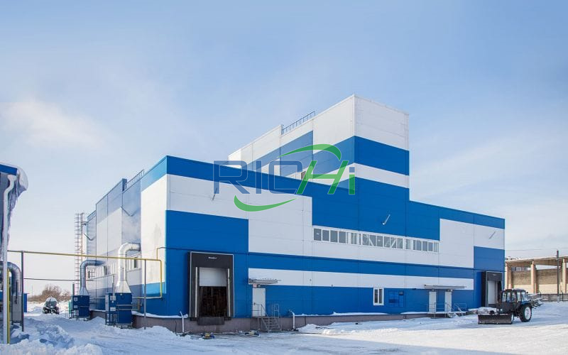 5T/H Extruded Fish Feed Factory in Russia