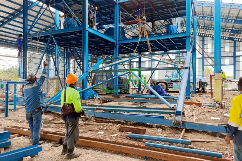 shrimp feed plant project construction