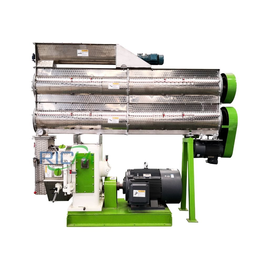 sinking fish feed Pellet Machine (with 2-layer conditioner)
