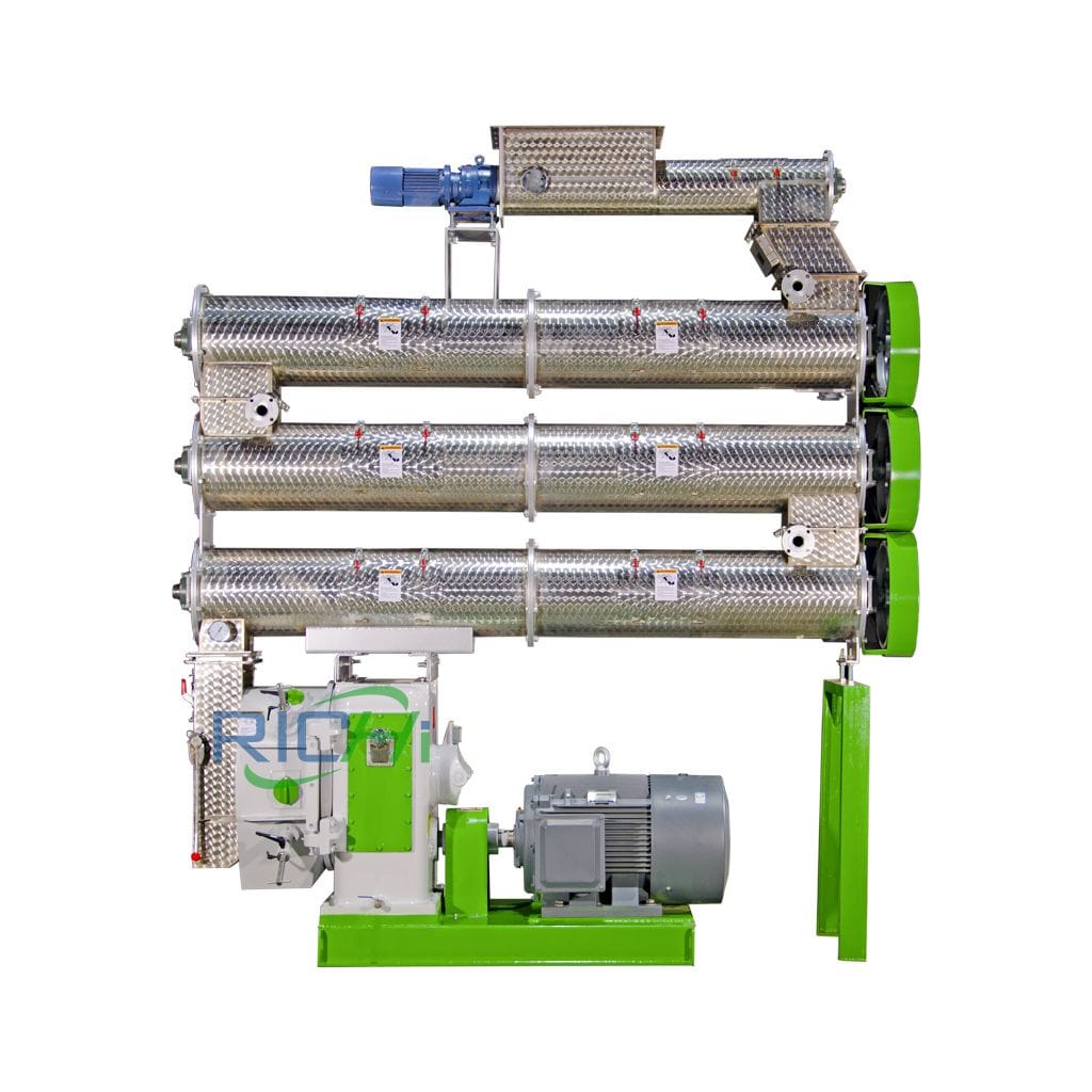sinking fish feed Pellet Machine (with 3-layer conditioner)