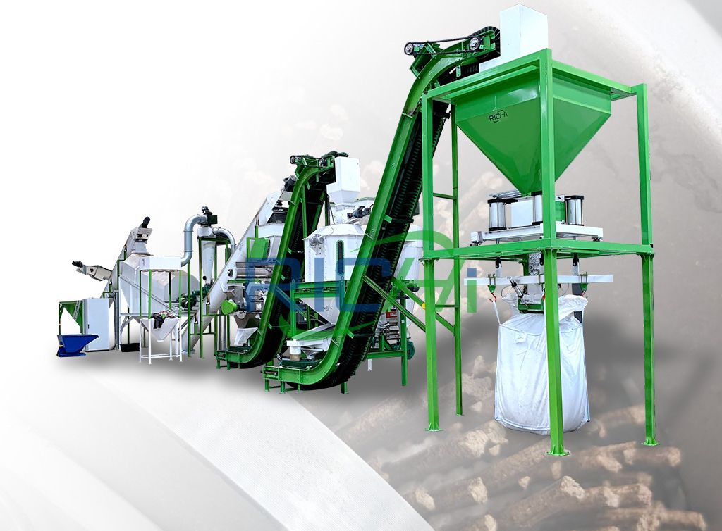 coffee husk Pellet processing plant construction
