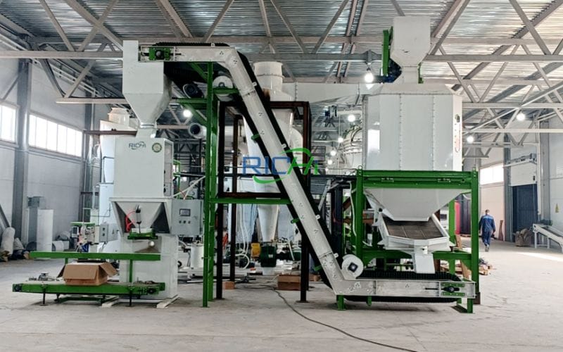 1-2 T/H Tofu Cat Litter Production Line in Belarus