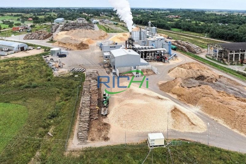 wood pellet production line in Brazil