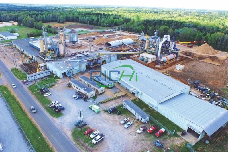 wood pellet production line in Germany