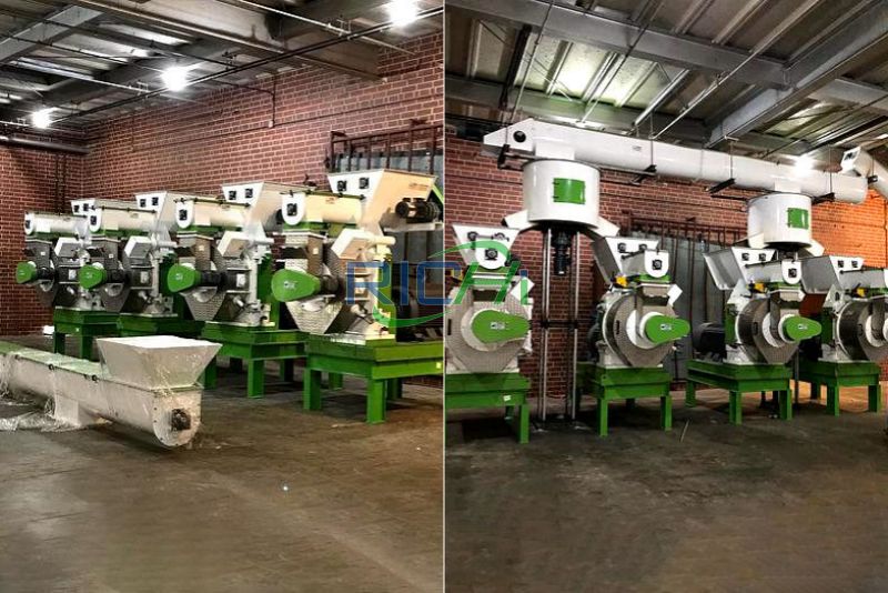 wood pellet production line in USA