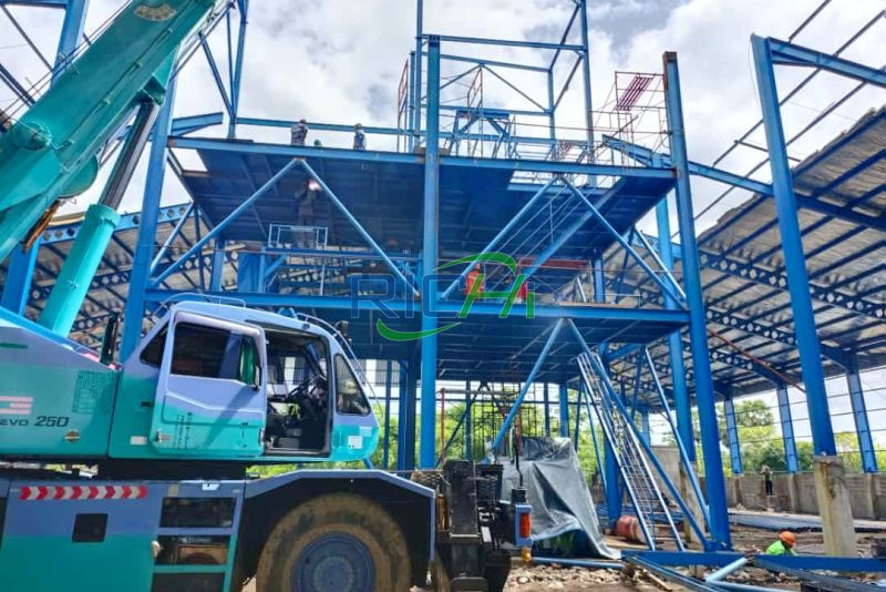 poultry feed production line in Indonesia