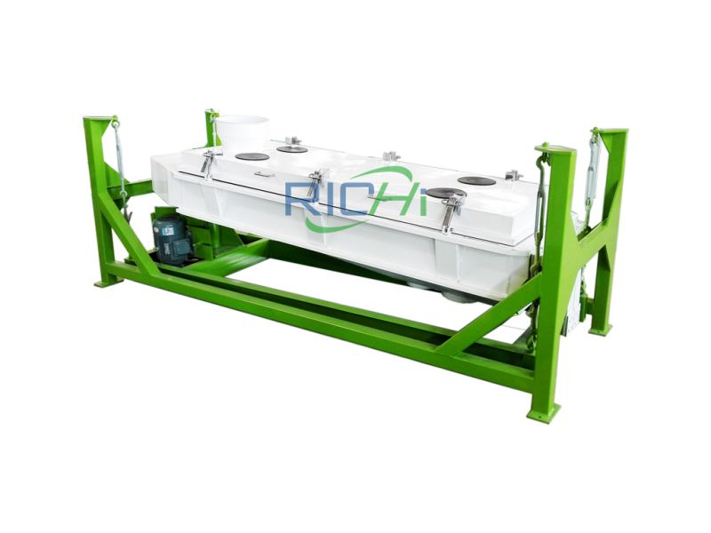 Organic fertilizer screening machine