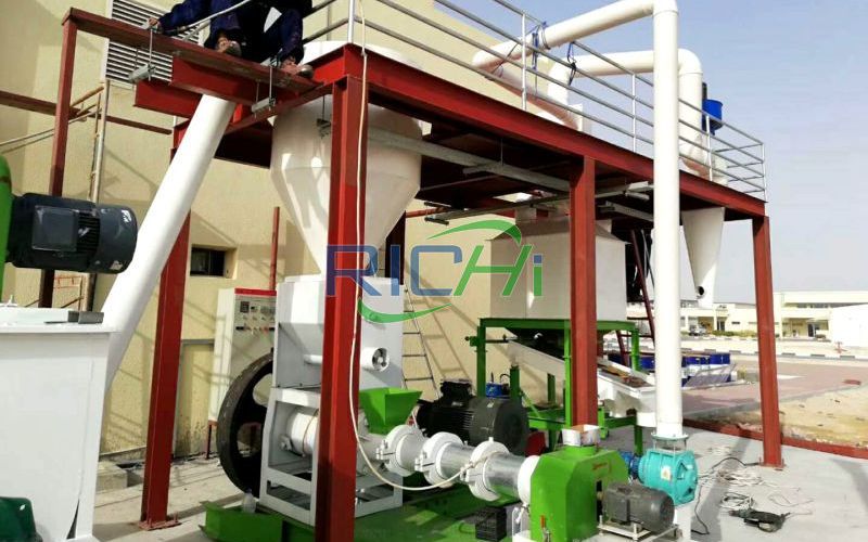 Dry Type Fish Feed Extruder Machine for sale Qatar