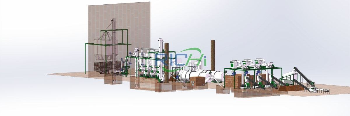 straw feed pellets production