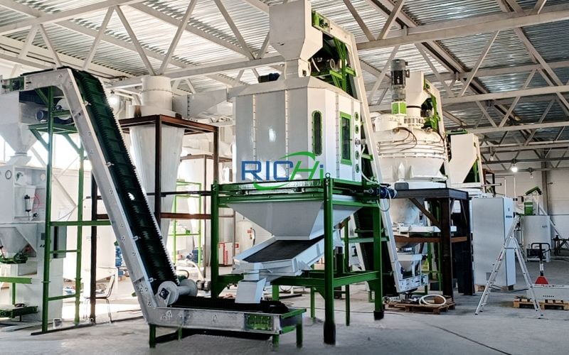 1T/H Fish Feed Extrusion Line in Egypt