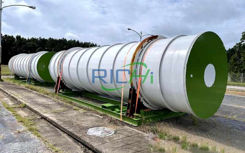 10T/H Wood Chip Dryer Machine in United States