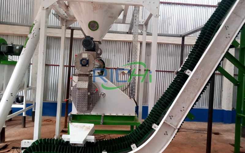 1-2 Tons/Hour Small Scale Feed Mill In Vietnam