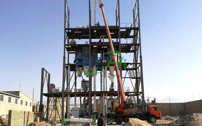 Customized 15T/H Turnkey Livestock Feed Mill In Oman