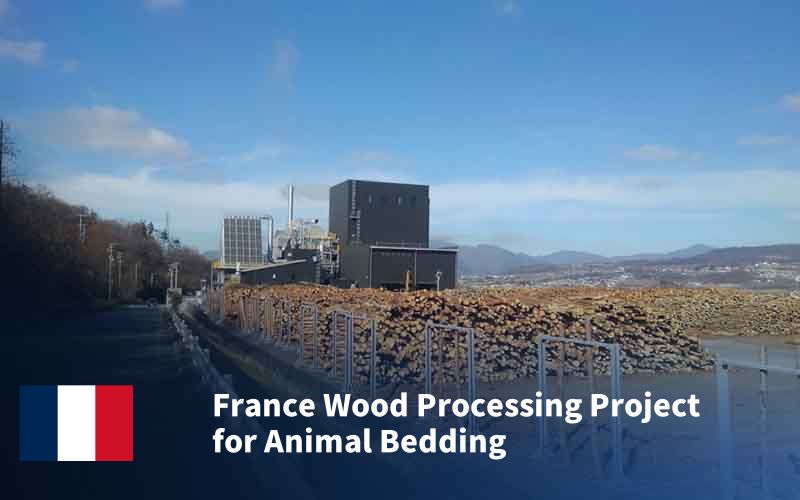 Successfully Signed France Wood Processing System for Animal Bedding