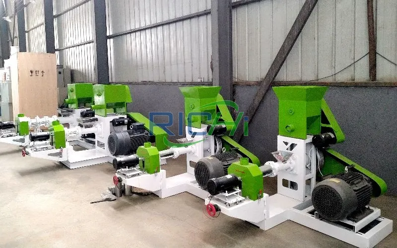 500-600KG/H Small Electric Fish Feed Extruder Machine in Iraq