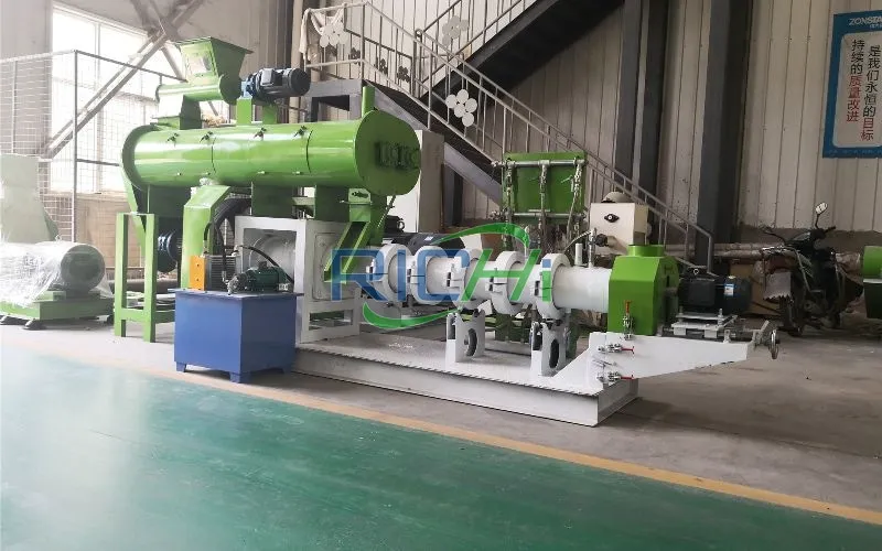 0.5-0.6 T/H Fish Feed Extruder Machine in Myanmar