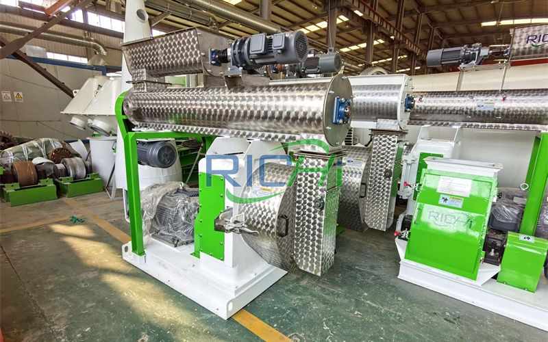 5-6T/H Cattle Pellet Making Machinery in Spain