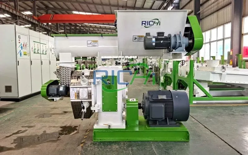 1-2T/H Poultry Manure Pellet Machine for sale Canada