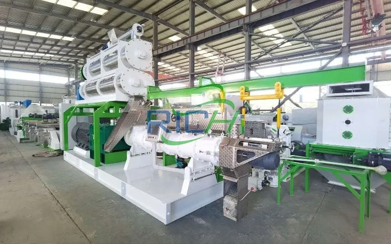 5T/H Fish Floating Feed Machine in Saudi Arabia