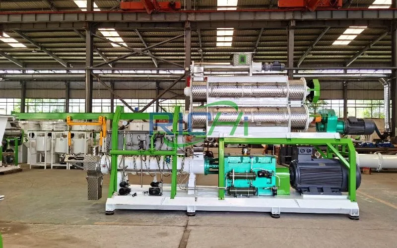 5-6T/H Double Screw Extruder Machine in Argentina