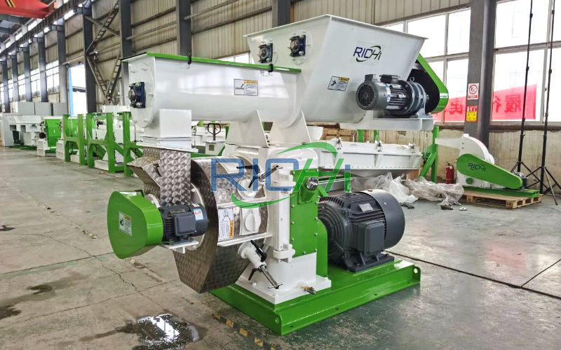 1T/H Rice Husk Pellet Making Machine in Vietnam