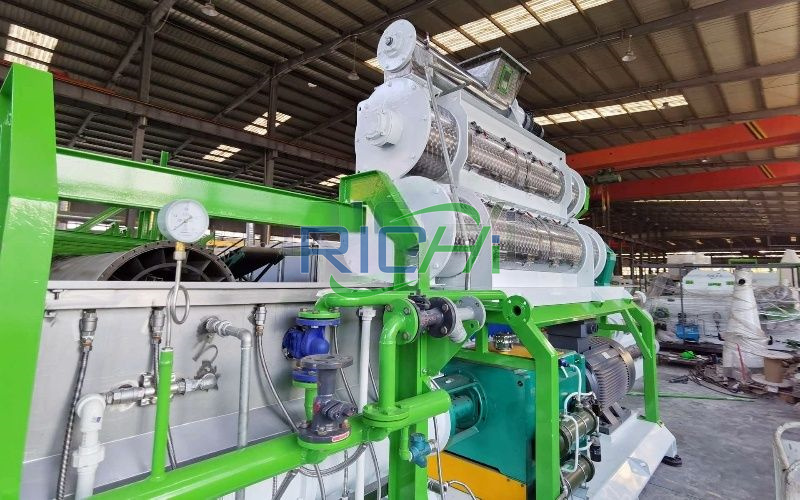 3T/H Tilapia Pellet Extruder Machine in Cuba
