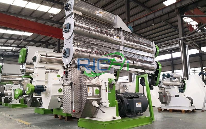 5-6T/H Poultry Cattle Chicken Feed Pellet Machine in Côte d'Ivoire