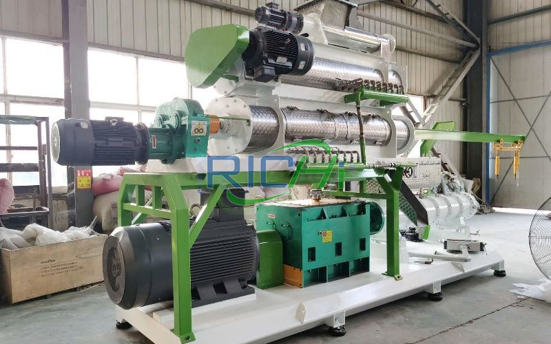 0.5-1T/H Floating Fish Pellet Machine in Israel