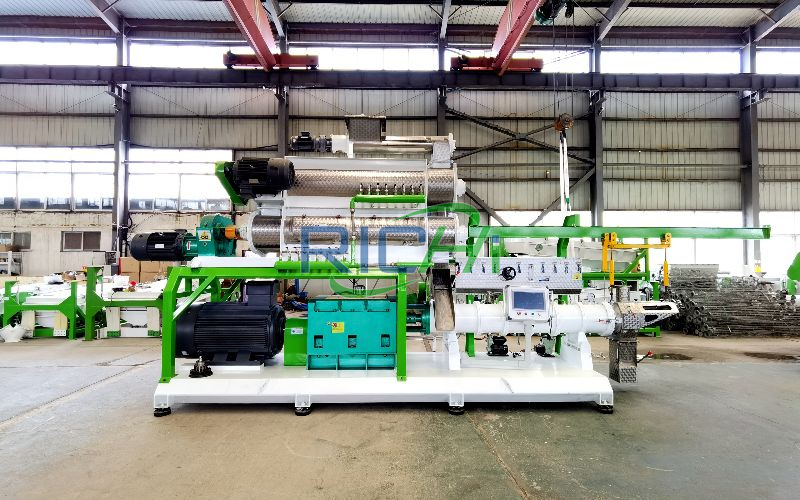 0.5–1.0T/H Twin Screw Floating Fish Feed Extruder in Honduras