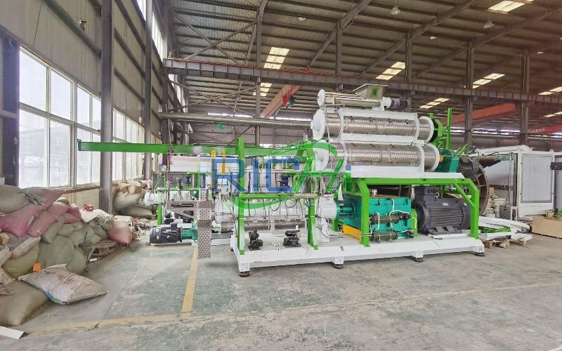 1T/H Tilapia Fish Feed Extruder in Colombia