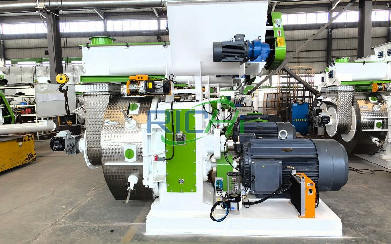 300-500KG/H Rice Husk Pellet Granulate Machine in Indonesia