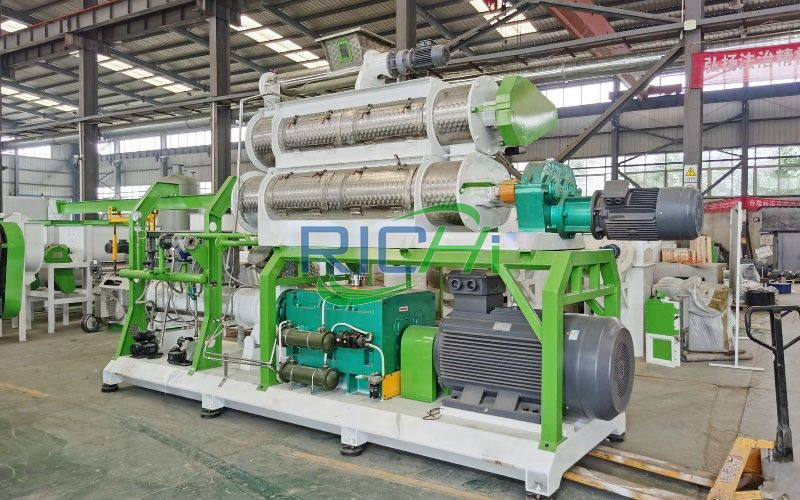 500KG/-1T/H Fish Food Pellet Machine in Côte d'Ivoire